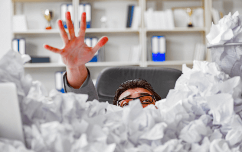 Drowning in paperwork (1)