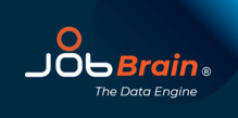 JobBrain logo blue background