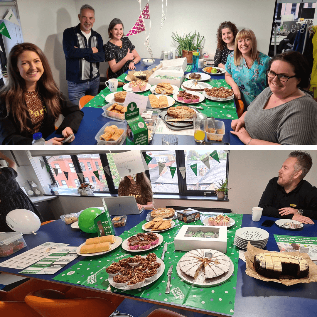 Macmillan Coffee Morning at Jobtrain HQ